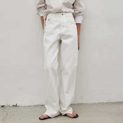 Quần culottes trơn Tối giản Dạo phố 0060