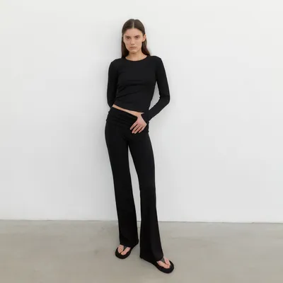 Quần culottes xếp ly Thanh lịch Dễ phối 0011