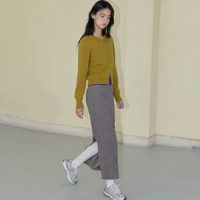 Chân váy xếp ly dài Tiêu chuẩn Mặc hàng ngày 0014