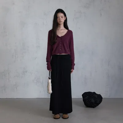 Chân váy chữ A Nhẹ nhàng Dễ phối 0096